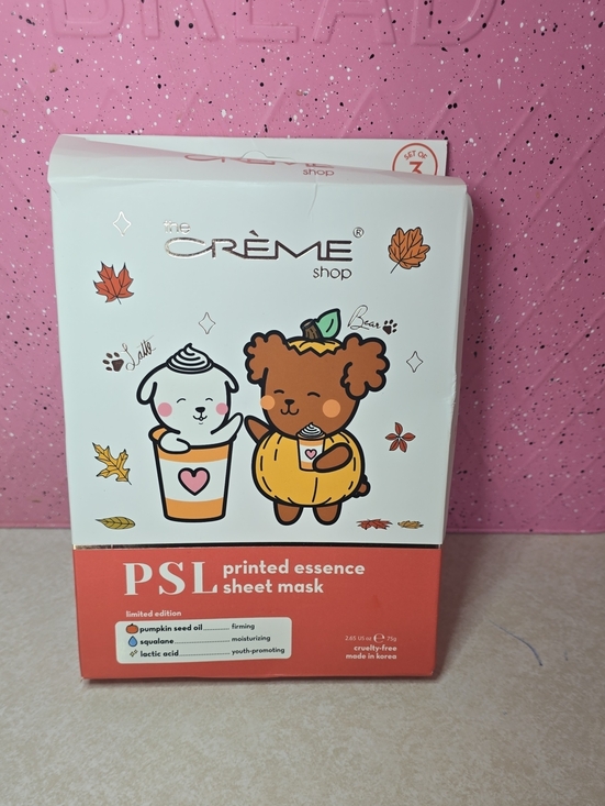 The Creme Shop Other - The Creme Shop PSL Printed Essence Sheet Mask Pack of 3
